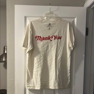 Cream converse l Thank You skateboarding T-Shirt